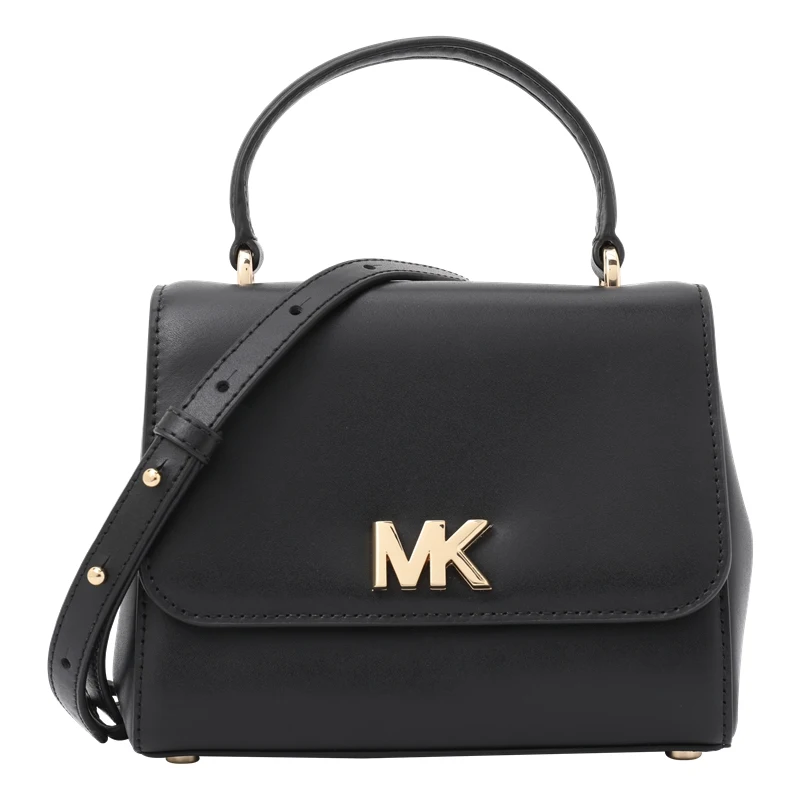 Майкл Корс MK Mott Маленькая кожаная сумка женские сумки и сумки 30S8GOXS1L - Цвет: black 102131401