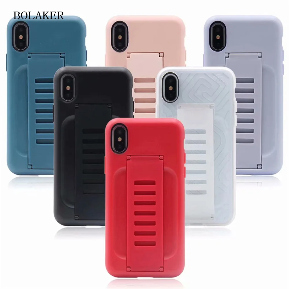 

New anti-bump shockproof ring set mobile phone case for iphone X /XR /XS/ XS Max /7 /8 plus soft silicone case
