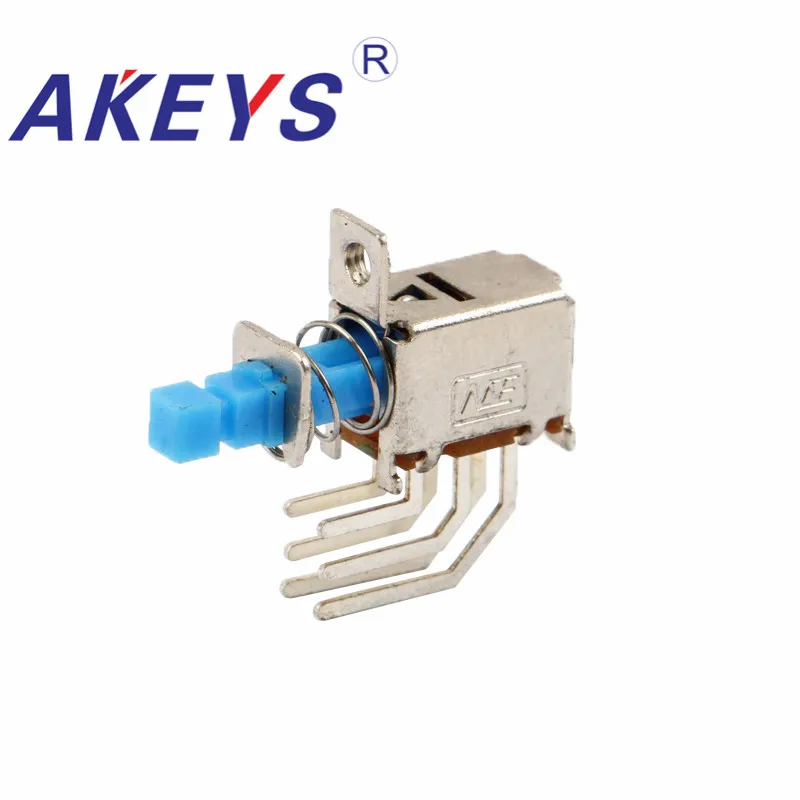 PS-22F27 6PINS A05 electrical 6 pin Power Push Button Switch for TV without fixed foot