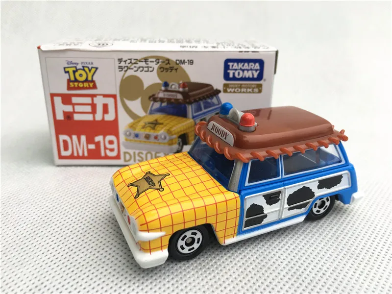 Takara Tomy disney Dreamstar металлическая литая под давлением Эльза/Анна/Олаф/Немо/Дори/Хэнк/Вуди/Дамбо/Гуфи/Тигруля/Базз/игрушка бэймакс автомобили Новинка - Цвет: Woody-1