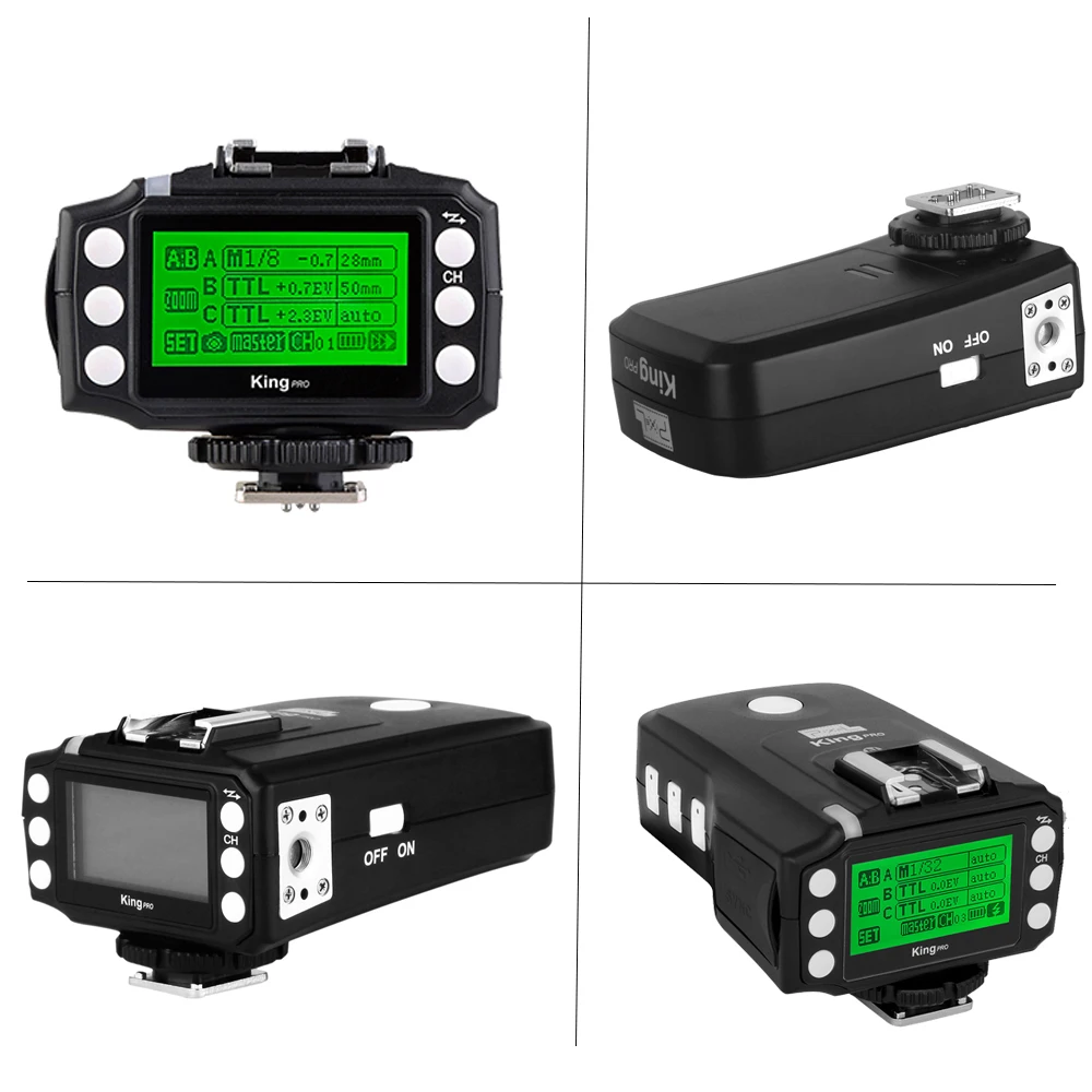 Pixel King pro TTL 2 4G беспроводной триггерный передатчик вспышки и приемник комплект для