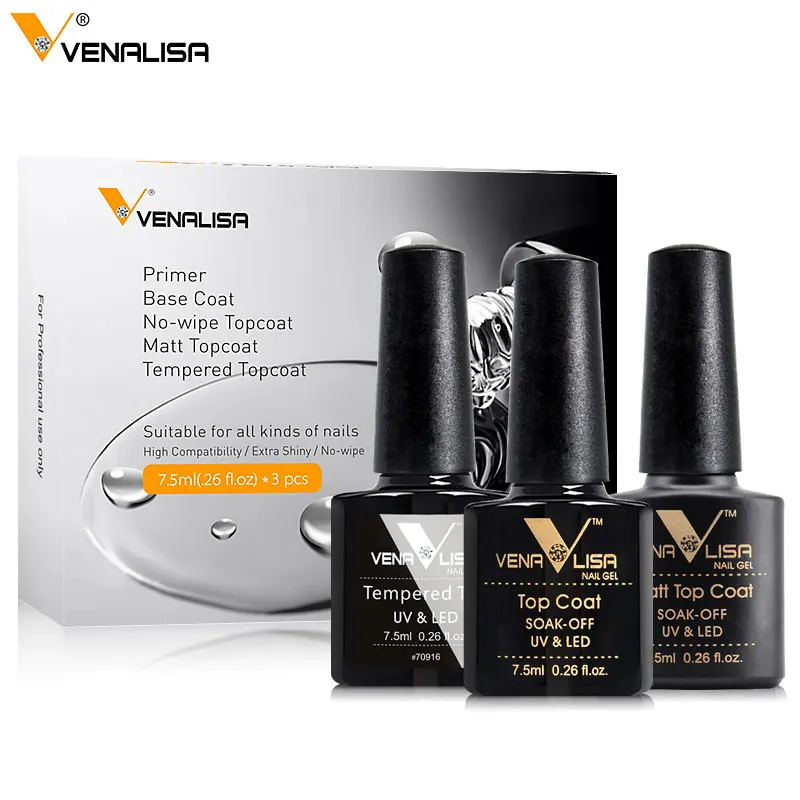 

New Arrival Nail Kits of Non Cleansing Top Coat Gel Varnish Fast Dry Primer No Acid Nail Salon Long Lasting Nail Gel Polish