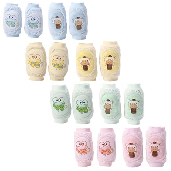 

1 Pair Child Safety Kneel Pad Baby Toddler Animal Mesh Sock Half Elbow Baby Crawl Knuckle Leggings Kneecap-m20