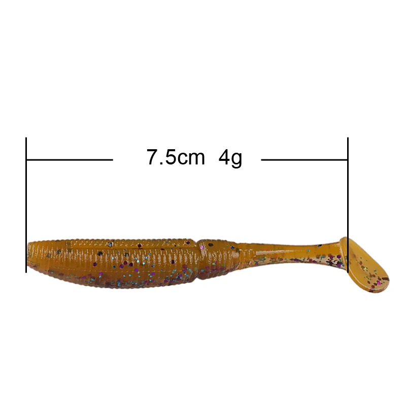 NOEBY, Мягкая приманка, 6 шт., 75 мм/4 г, 85 мм/5,5 г, рыболовные приманки, Isca, искусственная плавающая приманка, Leurre, Souple, силиконовая приманка для рыбалки, воблеры