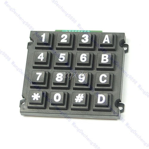 16 4x4 кнопки Клавиша клавиатуры матрица PIC AVR штамп JAN07 и Прямая поставка