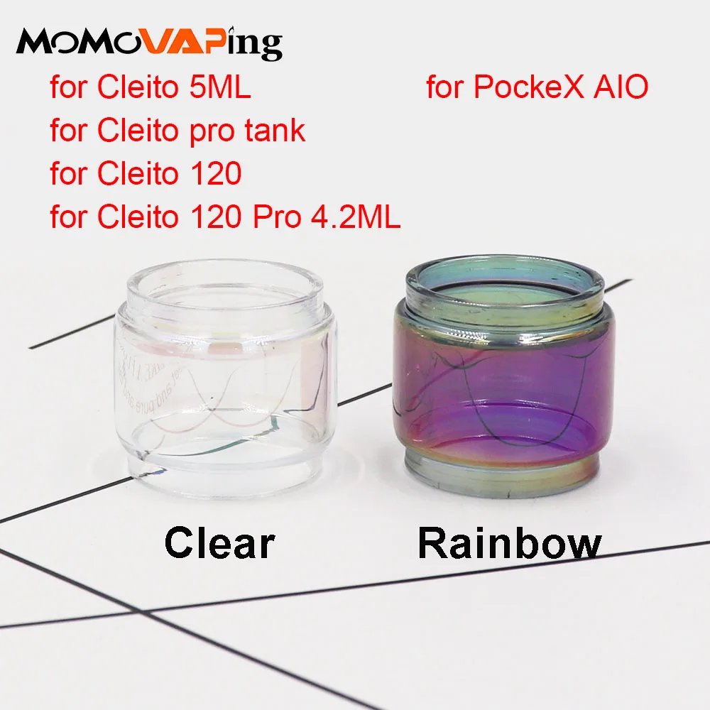 3 шт. с Замена для крышки Fatboy стеклянный бак Aspire Cleito pro/Cleito 120/Cleito 120 Pro/PockeX