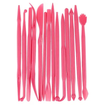 

14Pcs/set Plastic Clay Sculpting Set Wax Carving Pottery Tools Carving Sculpture Shaper Polymer Modeling Clay Tools