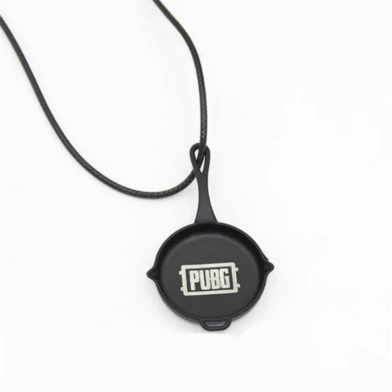 

Game PUBG Costumes Weapons Armor Pan Necklace style Key chain style Unisex Cosplay Prop Model