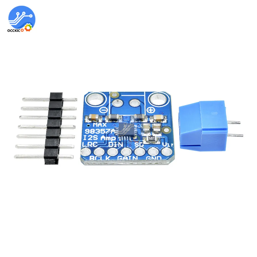 

Max98357 Amplifier Board I2S Class D Audio Sound Speaker Mono Amplifier Audio Spectrum Analyzer Modulo Amplificador