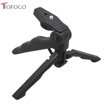 

TOFOCO Handle Three-way Adjustable Arms Macro Tripod Desktop Beauty Leg Flexible Tripod Fits for Sony Canon Nikon Pentax Digital