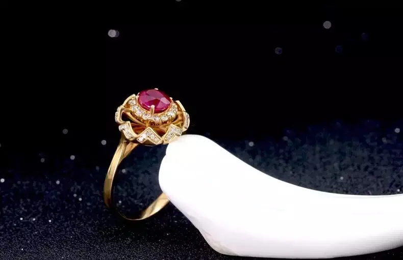 KJJEAXCMY fine jewelry Кольцо из натурального рубинового серебра 925 пробы женское кольцо модное и элегантное