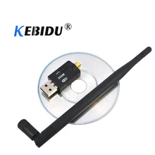 Kebidu 300 Мбит/с беспроводной Mini-USB Wifi адаптер Lan Карта 802.11n/g/b Wlan, ПК, Wi-Fi приемник Внешний Wi-Fi подвесная антенна Wi-Fi