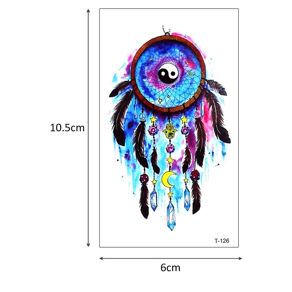 Временные водостойкие тату наклейки для боди арта 5 шт./компл. 10 5*6 см|tattoo sticker|tattoo