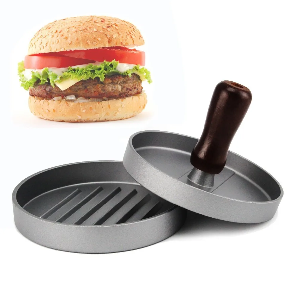 

New metal Hamburger Presses Patties Maker TV Products Kitchen Tools Hamburger press Grill Plate Cooking tools Meat Press HB01