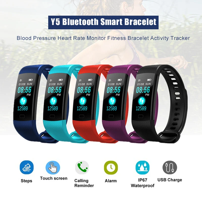 y5 smart band with heart rate monitor