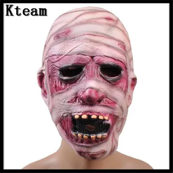 

Hot New Halloween Horror Zombie Mummy Mask Terror Decoration Props Eco-friendly Latex Masquerade Party Masks For Adults And Kids