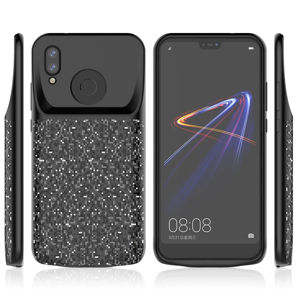 4700mAh Portatil Mobile Charger Portable Extra Battery For huawei p20 lite Power bank Pack Charging Case Cover Luxmo (4)