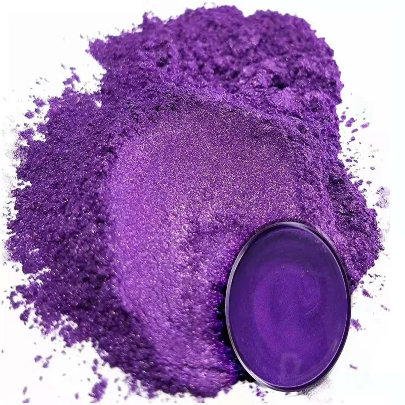 15 г фиолетовый жемчуг Порошковая Слюда Порошок DIY краситель цветной флэш-порошок металлический порошок