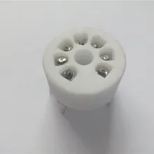 20 штук ламповая панель GZC7-Y-B керамические трубчатые гнезда с серебристым покрытием 7P для 6J1 6J2 6X4 EAA91