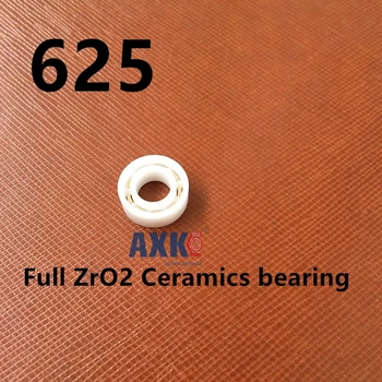 

P0 full ceramic ball bearing 625 ZrO2 PTFE Size: 5X10X4 mm