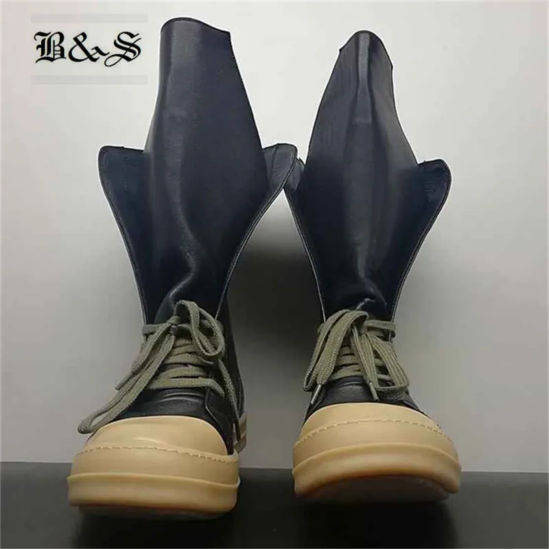 Черные и уличные S/S эксклюзивные кроссовки с резиновой подошвой, реальное изображение, новые роскошные кроссовки из натуральной кожи