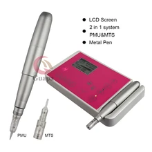 Перманентный макияж микропигментная машина роторный мотор тату ручка с ЖК-дисплеем сенсорный экран тату машина для губ брови