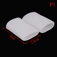 1 пара, гелевый защитный рукав для пальцев ног, силиконовый гель, мозоли для маленьких пальцев, мозоли, корректор, Pinkie, защитный гель, Bunion