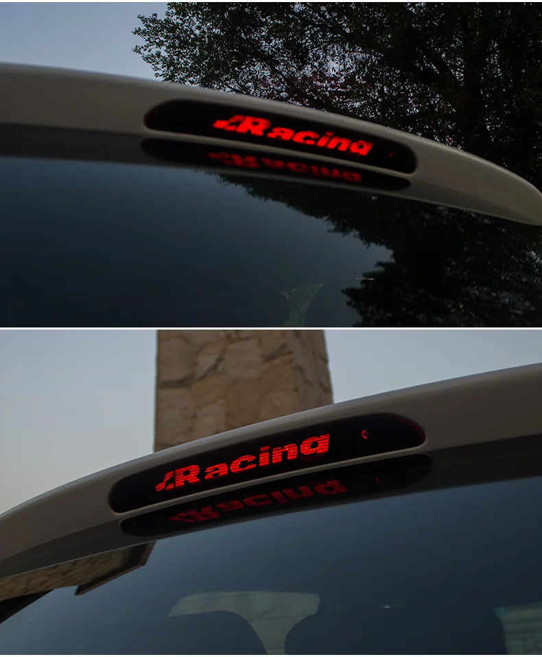 Car Styling Hollow Carbon Fiber For VW for Volkswagen New Polo Polo Golf 6 7 Brake Light Sticker Case Car Accessories Stickers