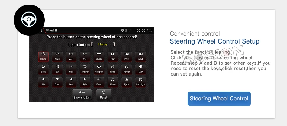 Best Bosion Android 9.0 Octa Core 10.1 inch Double 2 din Car GPS DVD Player with BT WIFI DAB+ radio Stereo 2din Car Radio Multimedia 15