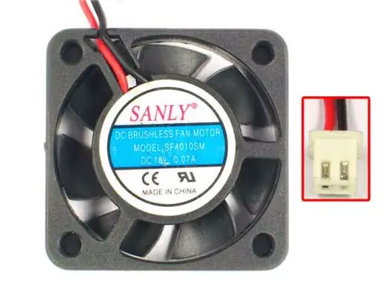 

Двухпроводной серверный квадратный вентилятор SANLY SF4010SM DC 18 в 0,07 а 40x40x10 мм