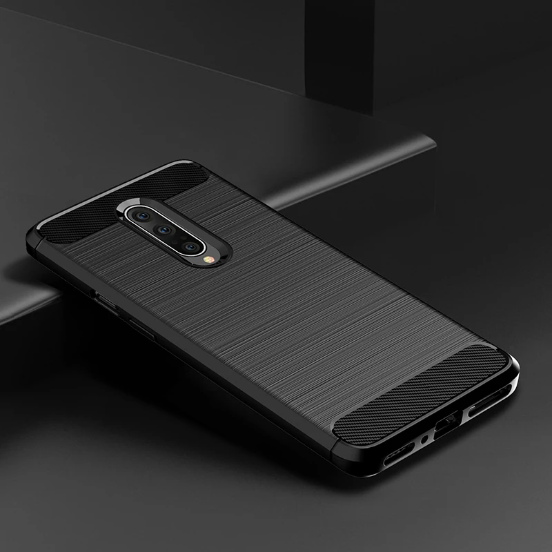 

For Oneplus 7 Pro Case Silicone Rugged Armor Soft Cover Case For Oneplus 7 One Plus 7 Pro Phone Cases Fundas Coque