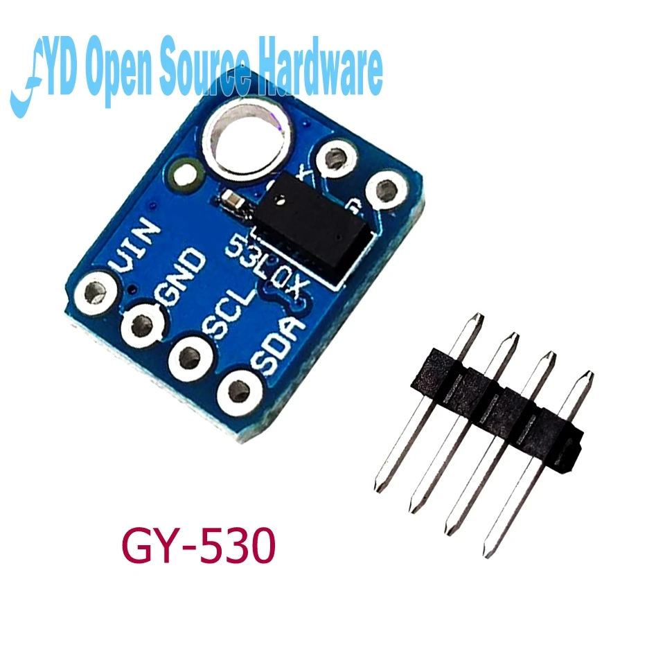 

1pcs VL53L0X Laser Ranging Sensor GY-530 Time-of-Flight (ToF) Ranging Module 2.8 - 5 v IIC communication