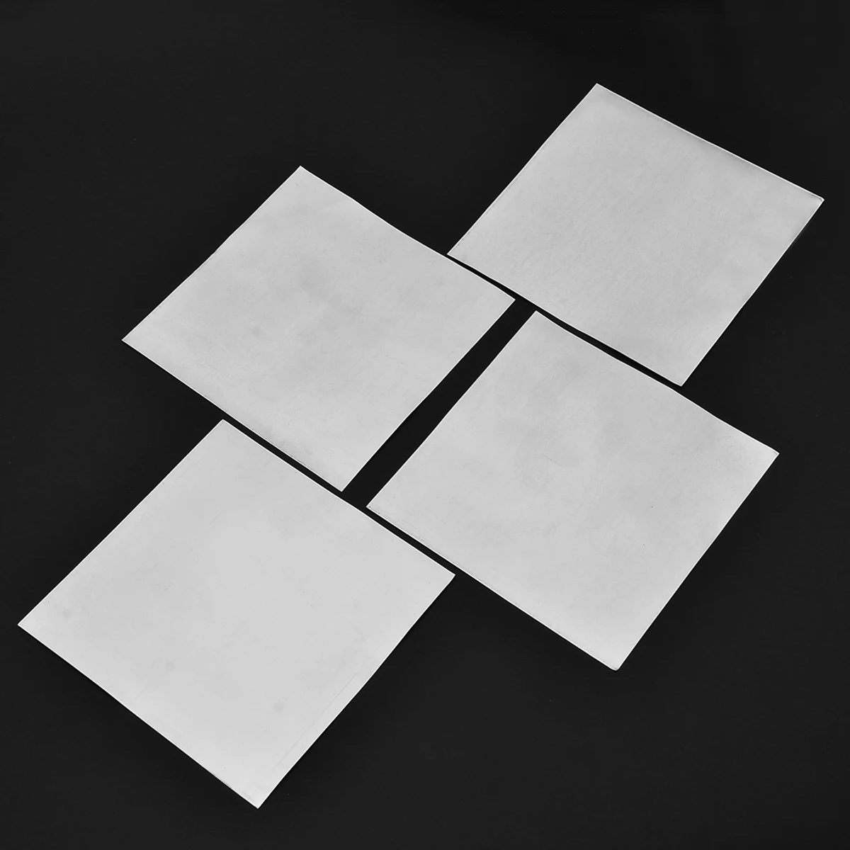 5Pcs High Purity Zinc Plate 99.9% Pure Zinc Sheet Plate For Science Lab DIY Physical Experiment Use140x140x0.2mm