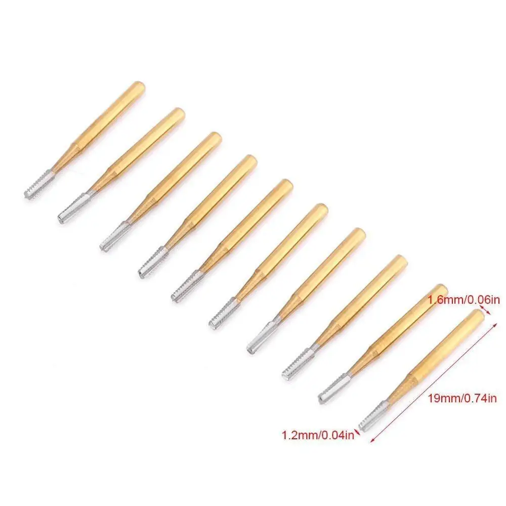 

10pics High speed Dental Tungsten Steel Crown Cutting drills burs FG-1958 Equpment Dentist Tools
