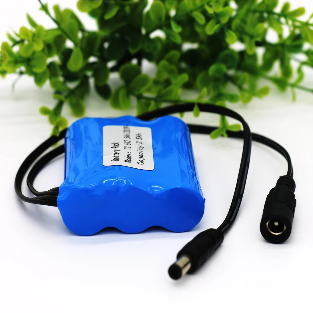 KLUOSI 12V аккумулятор 11,1 V/12,6 V 2500mah 3S1P 18650 литий-ионный аккумулятор с 5А BMS для камеры видеонаблюдения и т. Д