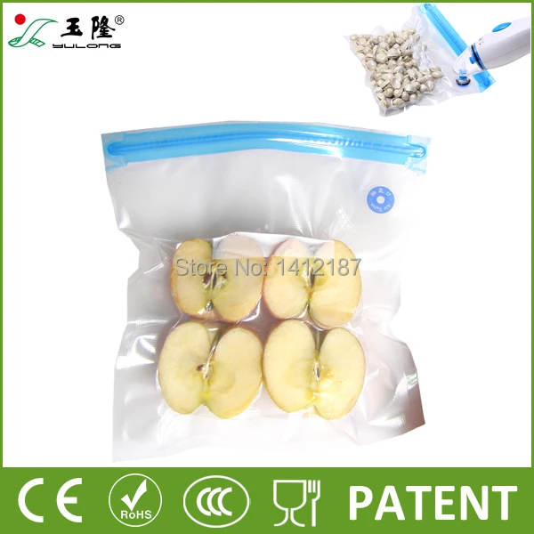 

Vacuum Freezing and Storage Bags,Vacuum Bag For Fruit&Vegetable, Powered by handy vacuum sealer / hand pump