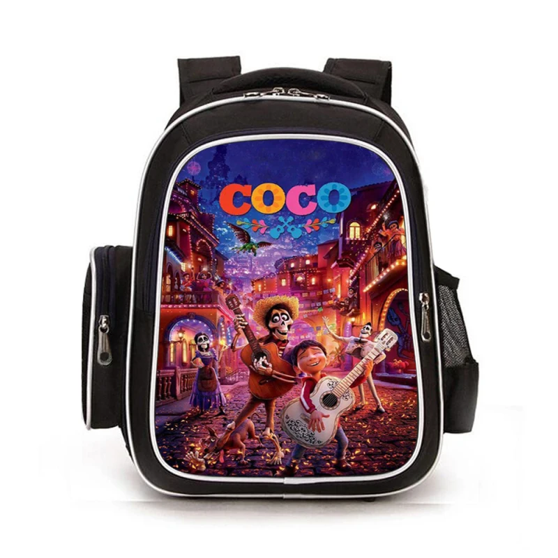 

42cm Children Back to School Bags Cartoon Book Bag Mochila Movie COCO Miguel Skull Backpack Boys Girls Party Favor Toy Kids Gift