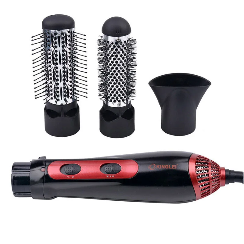 1200 Вт 3 в 1 многофункциональный инструмент для укладки волос фен для завивки волос Расческа для выпрямления волос фен машина с насадкой 220-240 В