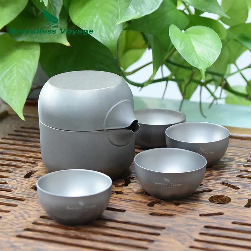 Taza de Sake de doble pared de titanio sin límites para viajes de Camping al aire libre, té, café, Alcohol, whisky, bebida