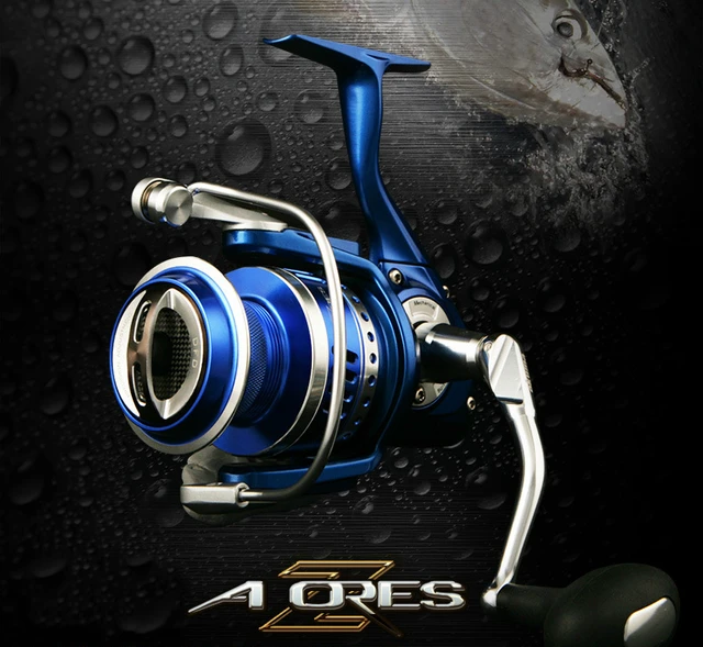 Okuma Azores All-metal Spinning Reel Iron Durable Fishing Gear High Speed  Carp Fishing Coll Lure Line Winder Wheel - Fishing Reels - AliExpress