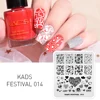KADS Nail Stamps Nail Art Design Beauty Heart-shaped Pattern Stamping Plate DIY Nail Polish Stamping Manicure template For Nails 3
