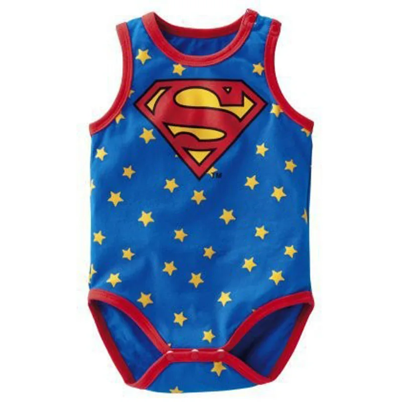6 24Month High Quality Print Baby Boys Girls Bodysuits Sleeveless Cotton font b T shirt b