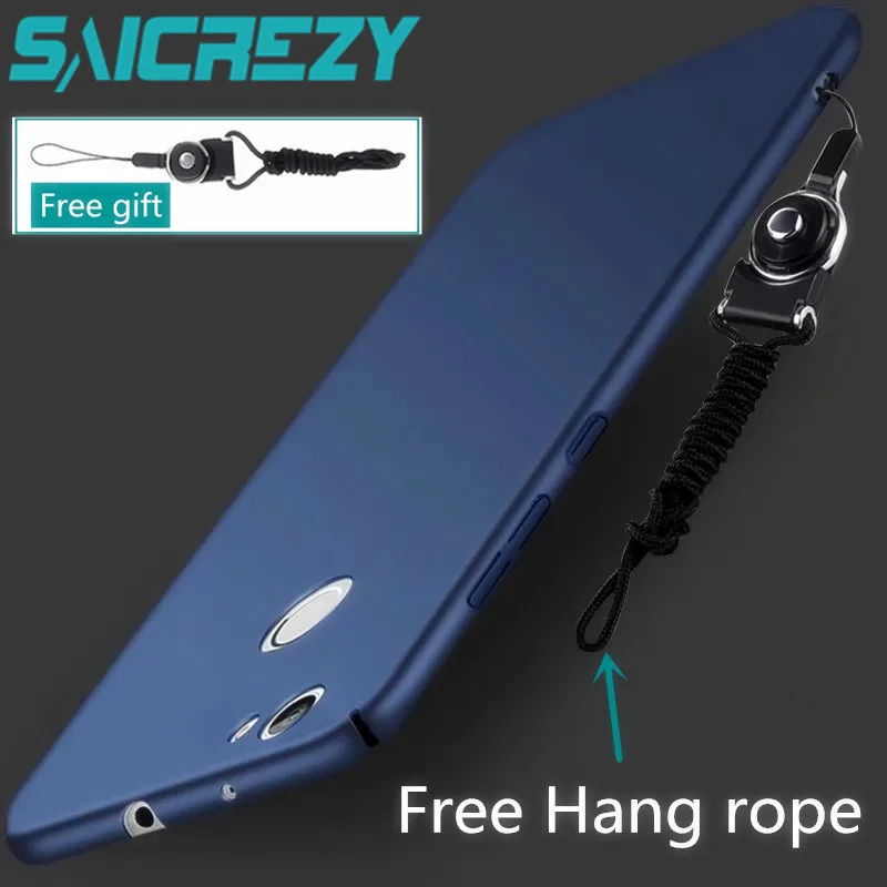

For Huawei Nova Case thin hard PC back Cover for Huawei Nova 2 case Full Protective Shockproof Case + Free phone Hang rope ring