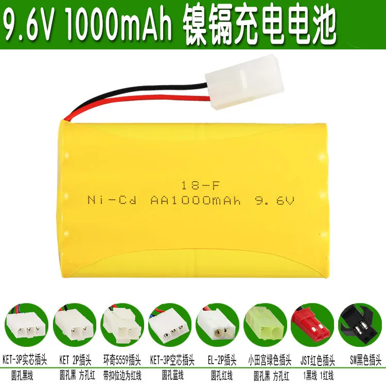 9 6 в 1000 мАч ni-cd батарея 8 x aa 1 2 v 1500mah аккумуляторная RC автомобиль Лодка hangma 8888 MJX F1559