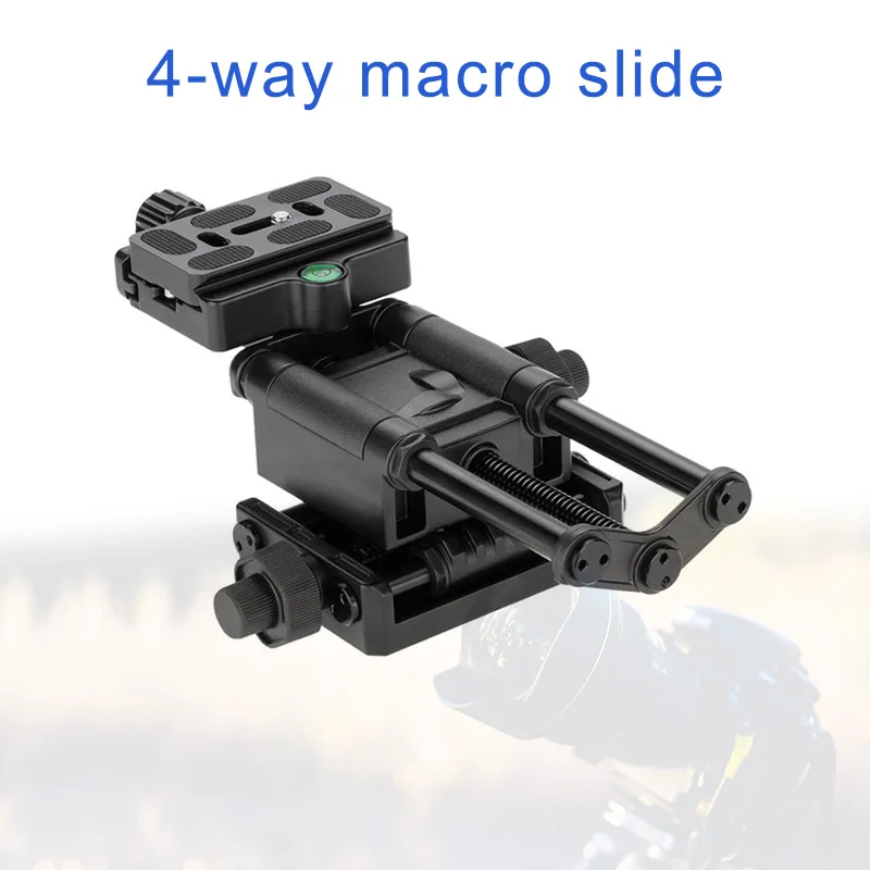 4 пути макро фокусировки рельс слайдер для Canon Nikon SLR камеры DU55