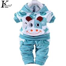 2018 Autumn Baby Boys Clothes Sets Cartoon Children Clothes Girls Sport Suit Long Sleeve T-shirt+Pants Cotton Kids Outfits Suits