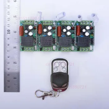 

AC220V 10A 1CH RFWireless Remote Control Power Switch System 4 Receiver&1Transmitter output state is adjusted