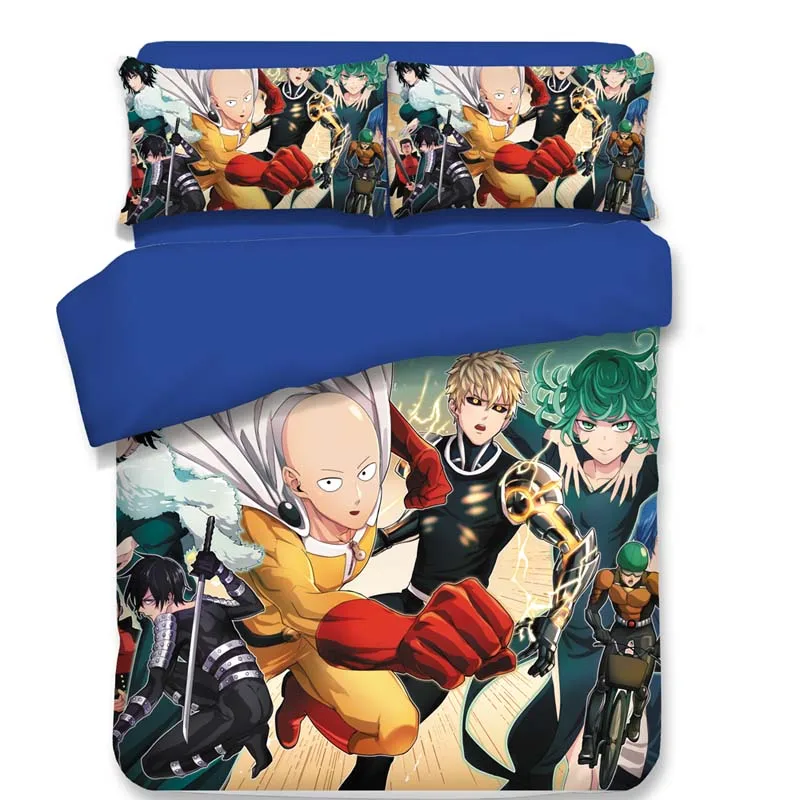 Постельный комплект ONE PUNCH MAN, мультяшный аниме, пододеяльники, 3D постельные принадлежности, королевские наволочки, Детские Мультяшные одеяла, постельные принадлежности, постельное белье s - Цвет: 8