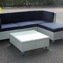 Всепогодная мебель патио бассейна гостиницы композита ротанга бенчкрафт используемая