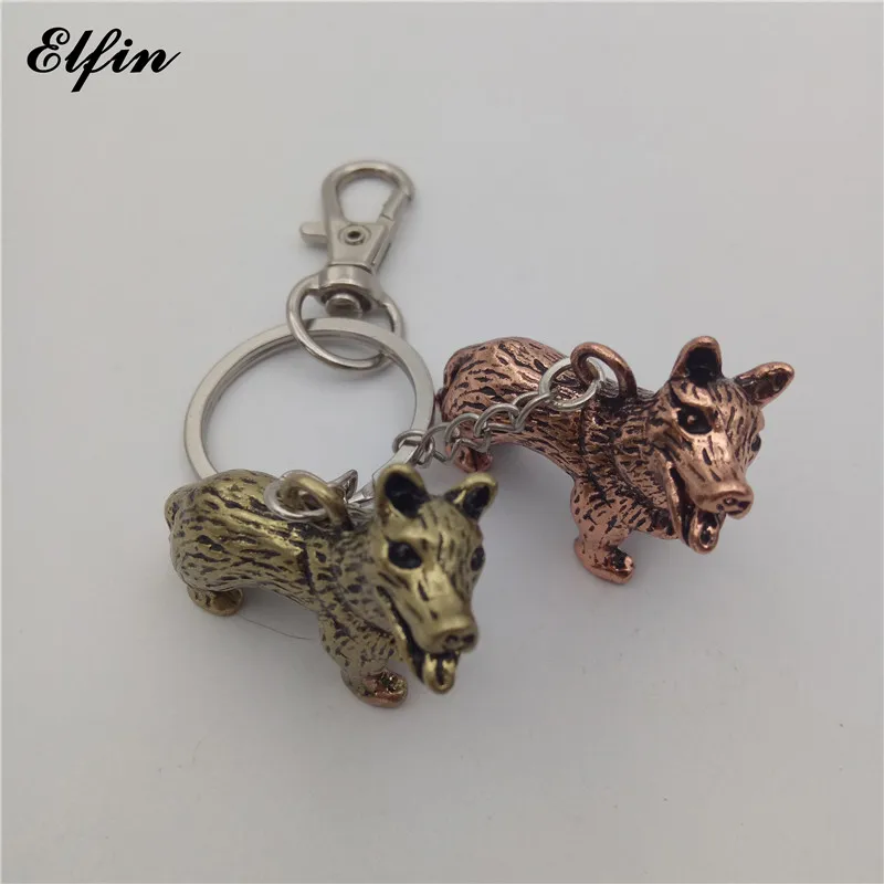 Elfin модный брелок с валлийской корги Модные животные собака памятные ювелирные